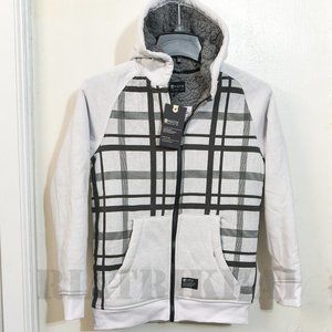 White Boys Youth Hooded Sweater NWT Matix